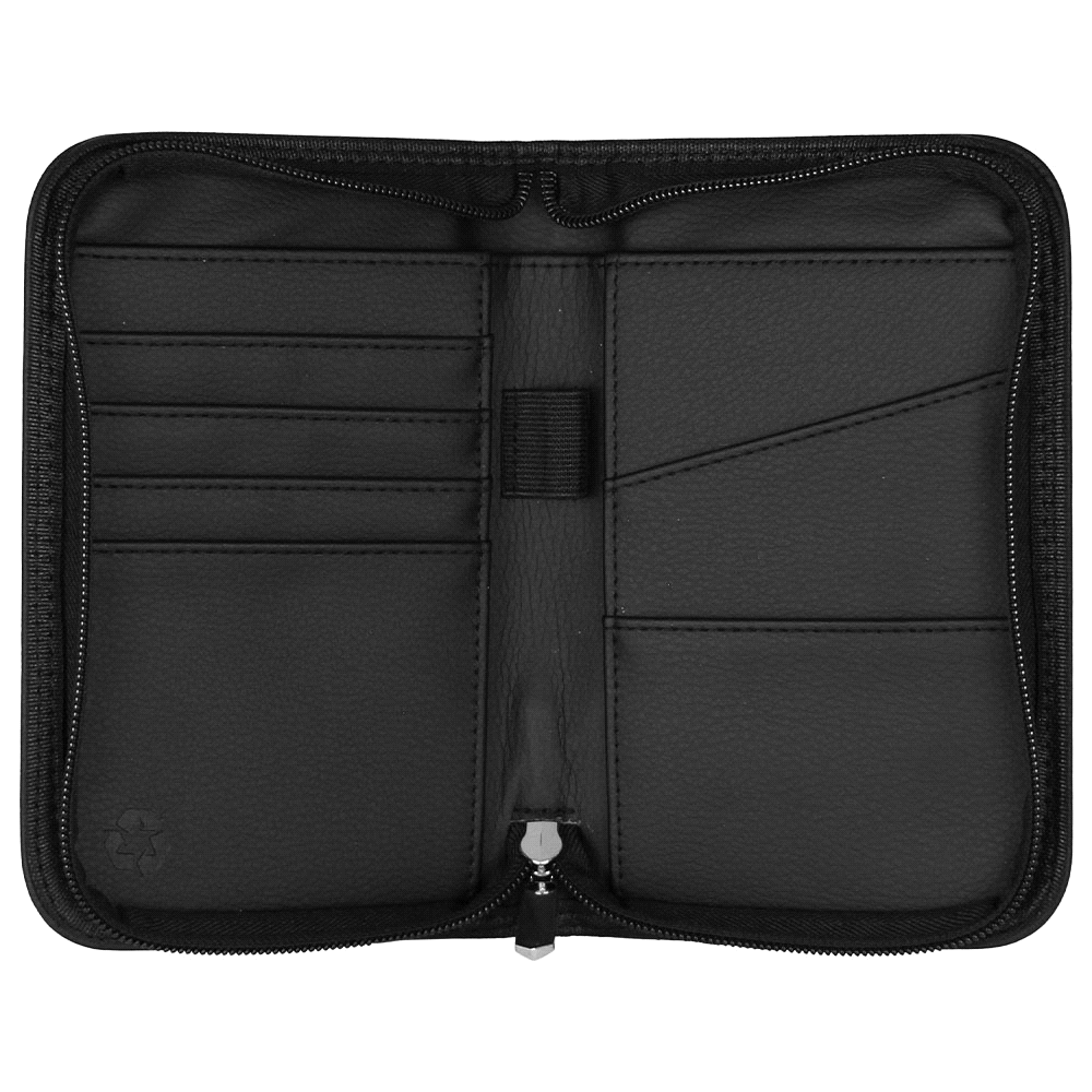 Recycled Travel Wallet w/ RFID Blocking – Travel Bags – The Range – available in Black – thumbnail 4 of 4