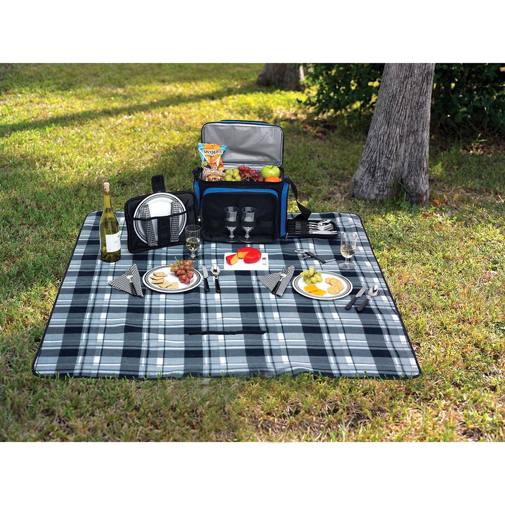 Picnic Rug – Blankets – The Range – available in Black, Red – thumbnail 2 of 11