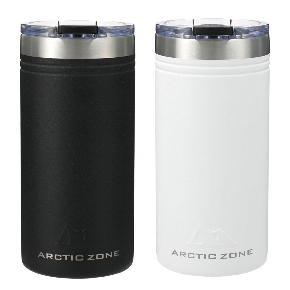 Arctic Zone Titan Thermal HP Slim Cooler 350ml – Drink Bottles – The Range – available in Black and White – thumbnail 1 of 18