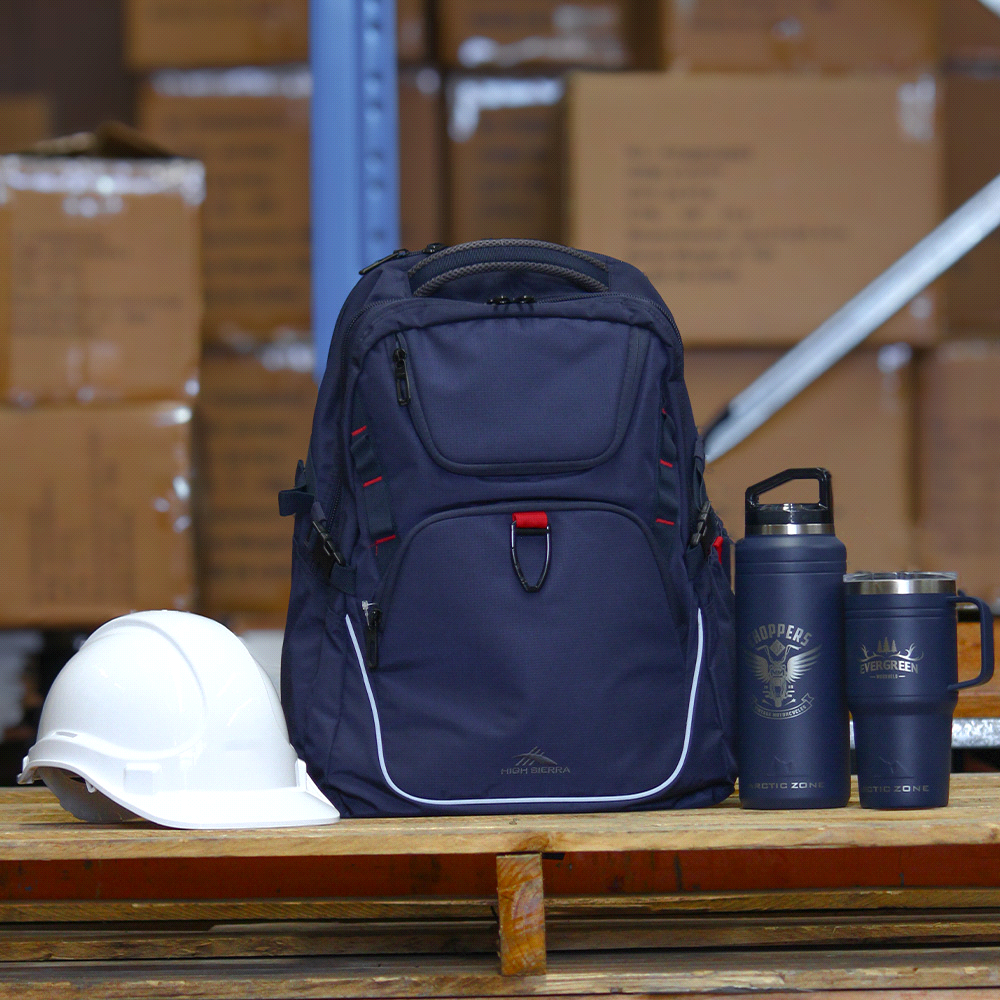 FIFO Travel Backpack Pack – Backpacks – The Range – available in Black, Green, Navy with Grey and Navy with Red – thumbnail 6 of 10