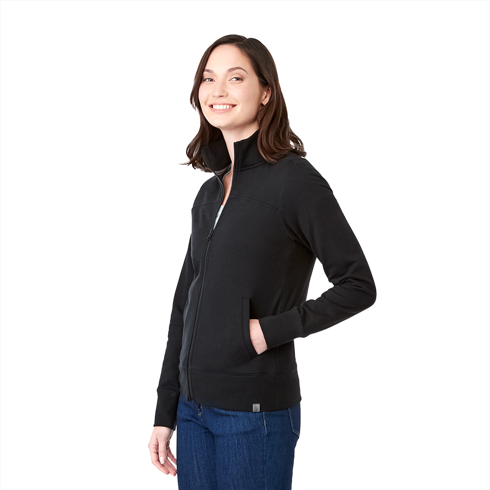 Argus Eco Fleece Full Zip - Womens – Hoodies – Apparel Range – available in Black, New Royal Heather – thumbnail 8 of 20