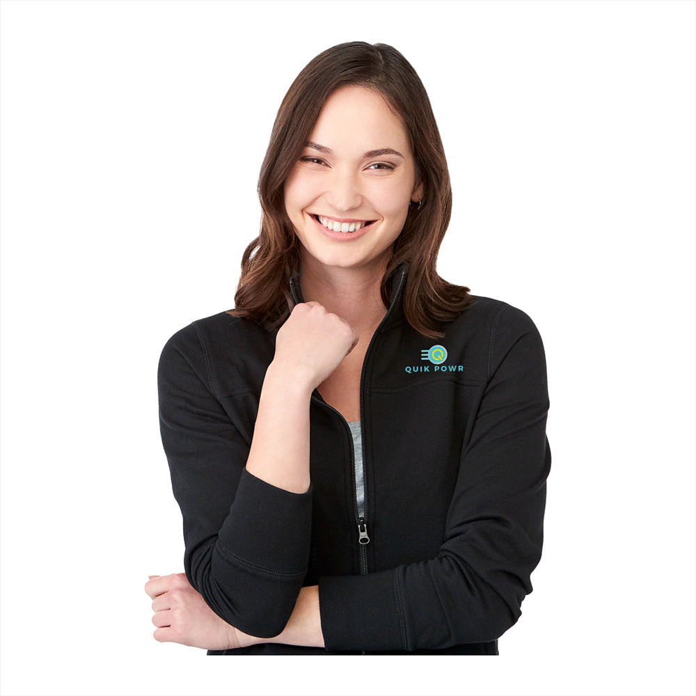 Argus Eco Fleece Full Zip - Womens – Hoodies – Apparel Range – available in Black, New Royal Heather – thumbnail 10 of 20