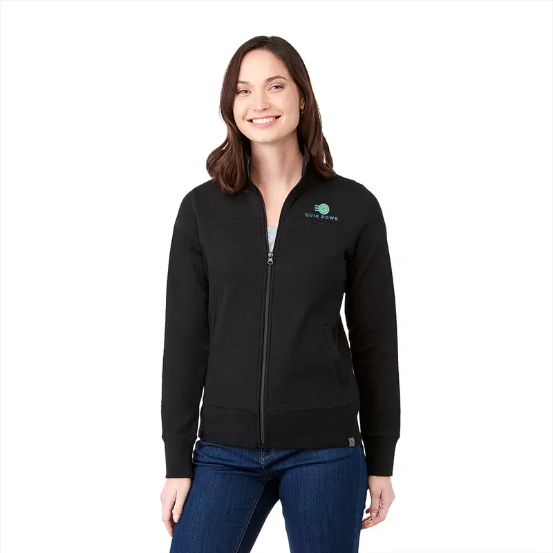 Argus Eco Fleece Full Zip - Womens – Hoodies – available in black, blue colours
