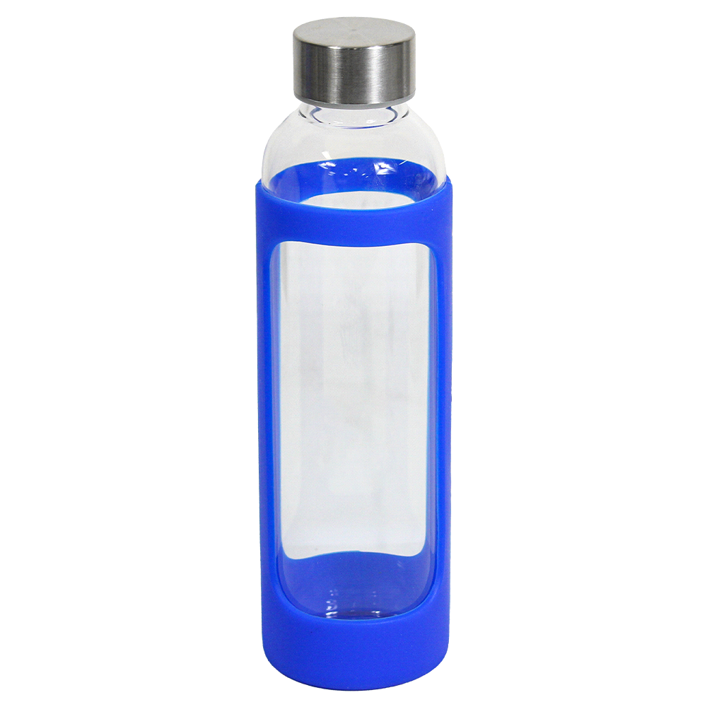 Glass Bottle w/ Silicone Cover 500ml