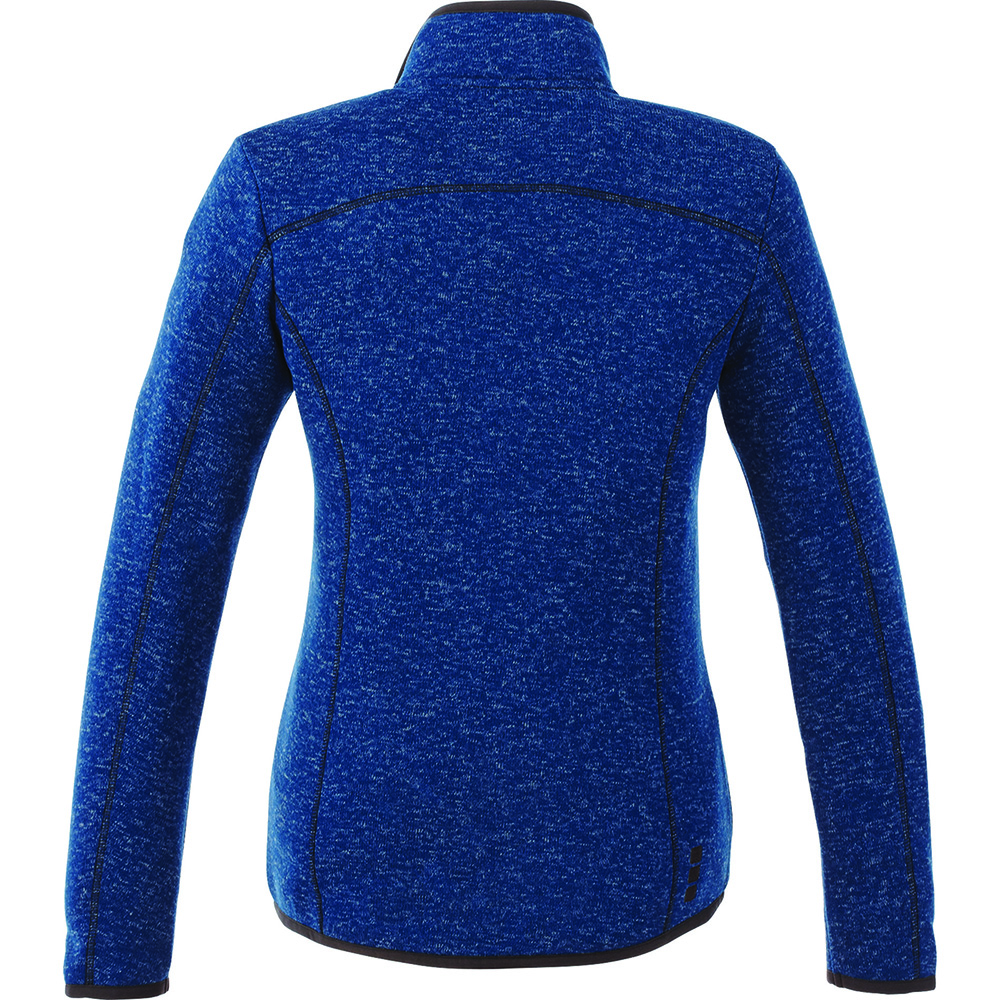 Tremblant Knit Jacket - Womens – Jackets – Apparel Range – available in Black Smoke Heather, Light Heather Grey, Maroon Heather and Metro Blue Heather – thumbnail 10 of 14