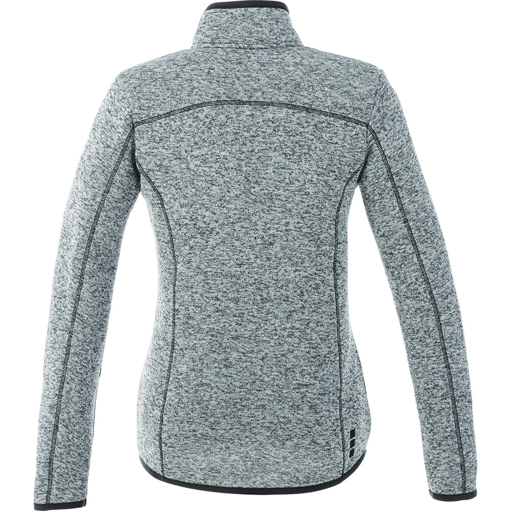 Tremblant Knit Jacket - Womens – Jackets – Apparel Range – available in Black Smoke Heather, Light Heather Grey, Maroon Heather, Metro Blue Heather – thumbnail 11 of 14