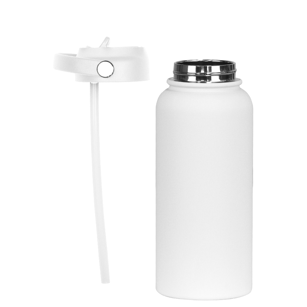 Laredo Rubber Coated Bottle - 1L – Drink Bottles – The Range – available in Black, Navy, Olive, Orange and White – thumbnail 36 of 38