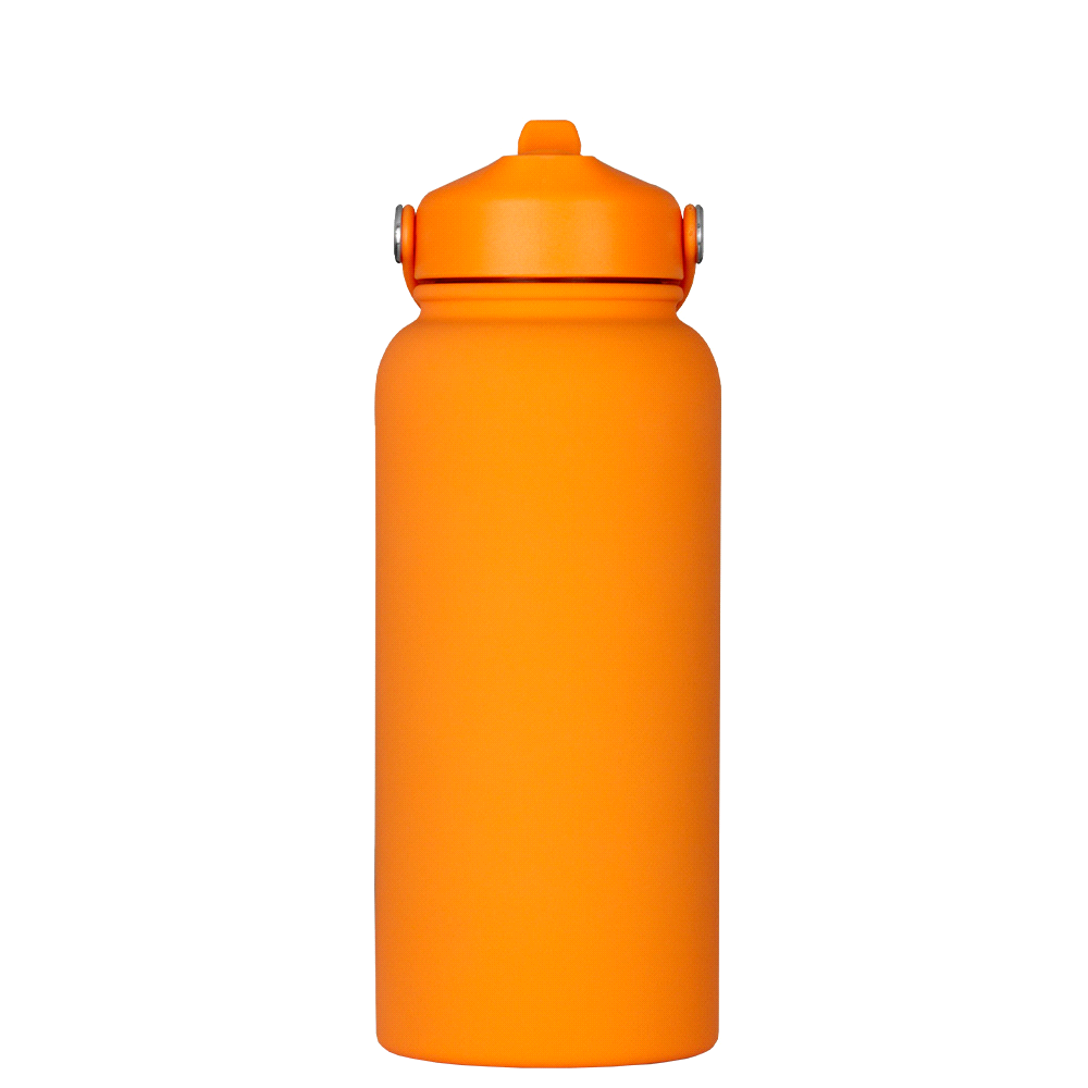 Laredo Rubber Coated Bottle - 1L – Drink Bottles – The Range – available in Black, Navy, Olive, Orange and White – thumbnail 19 of 38
