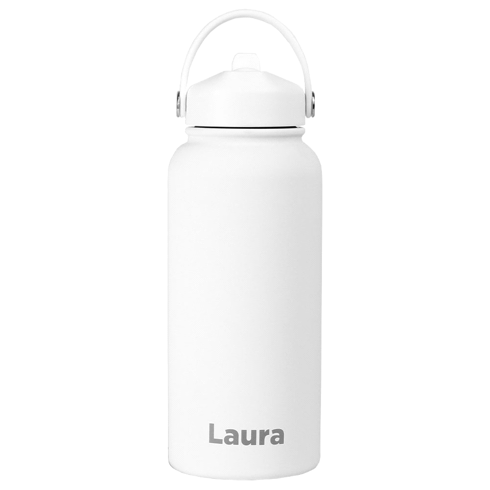 Laredo Rubber Coated Bottle - 1L – Drink Bottles – The Range – available in Black, Navy, Olive, Orange and White – thumbnail 35 of 38