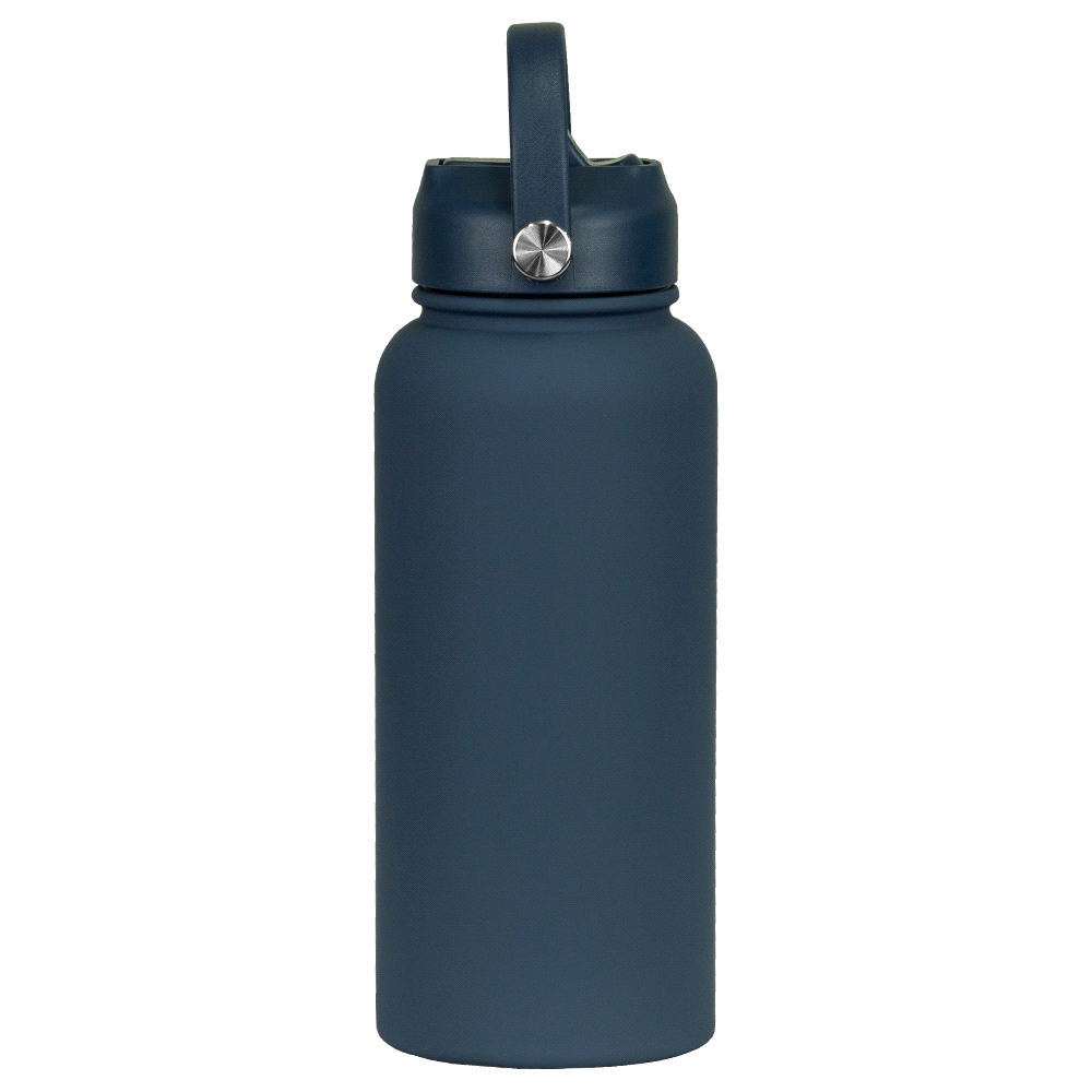 Laredo Rubber Coated Bottle - 1L – Drink Bottles – The Range – available in Black, Navy, Olive, Orange and White – thumbnail 29 of 38