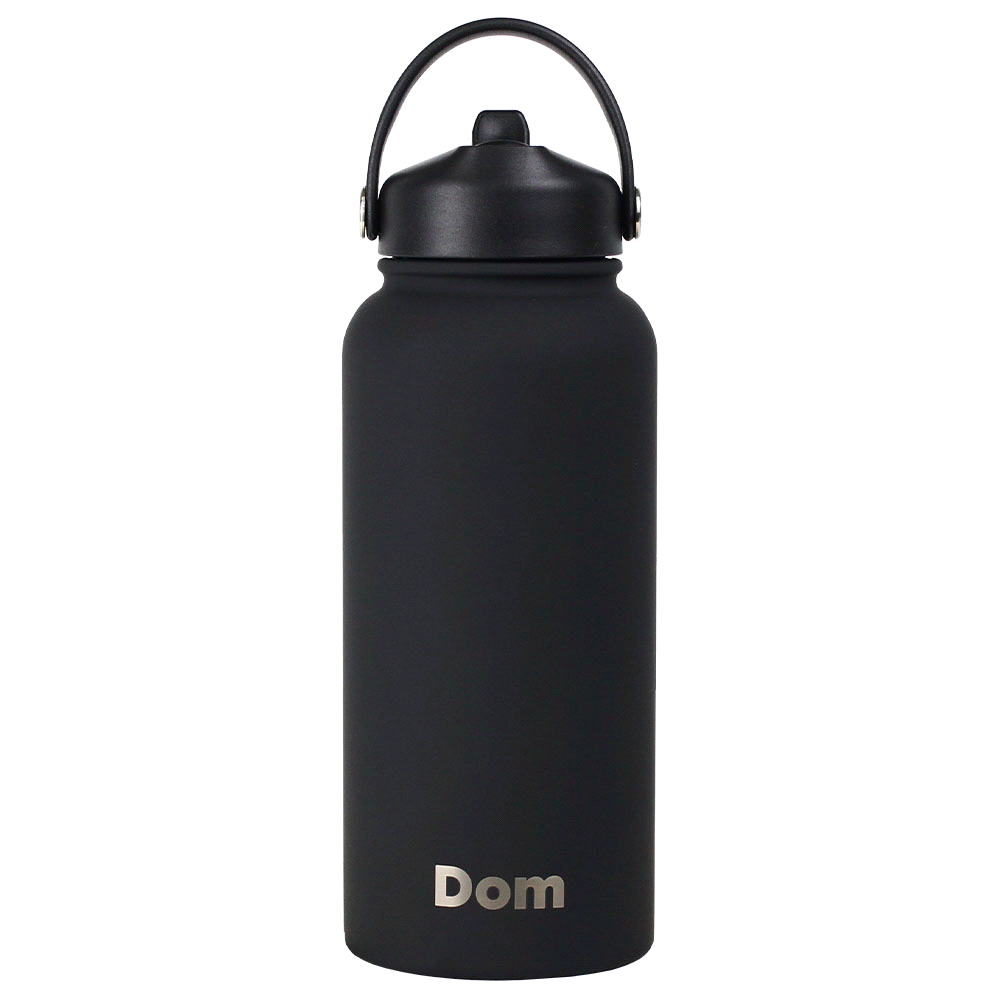 Laredo Rubber Coated Bottle - 1L – Drink Bottles – The Range – available in Black, Navy, Olive, Orange and White – thumbnail 26 of 38