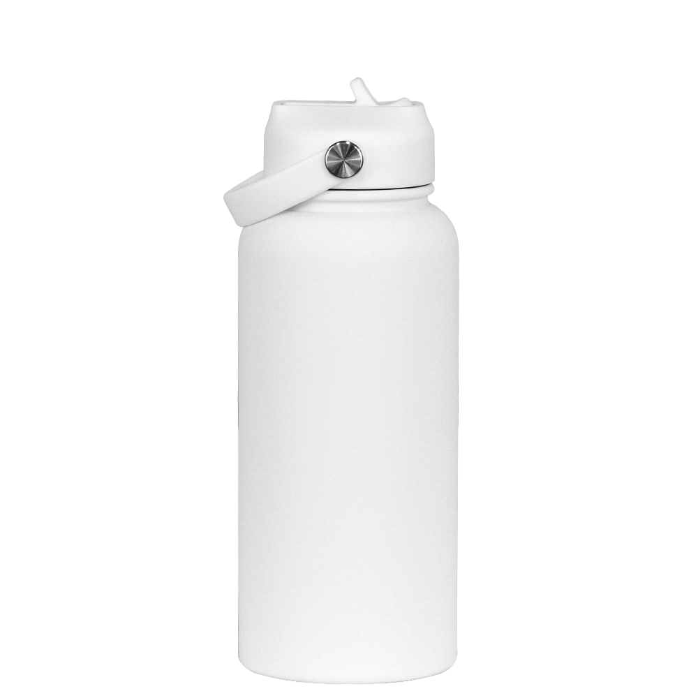 Laredo Rubber Coated Bottle - 1L – Drink Bottles – The Range – available in Black, Navy, Olive, Orange and White – thumbnail 22 of 38