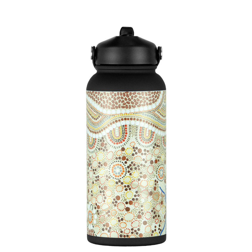 Laredo Rubber Coated Bottle - 1L – Drink Bottles – The Range – available in Black, Navy, Olive, Orange and White – thumbnail 12 of 38
