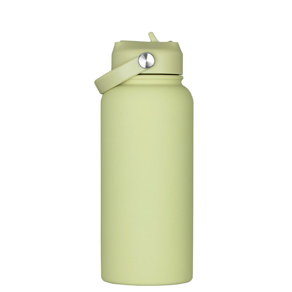 Laredo Rubber Coated Bottle - 1L – Drink Bottles – The Range – available in Black, Navy, Olive, Orange and White – thumbnail 24 of 38