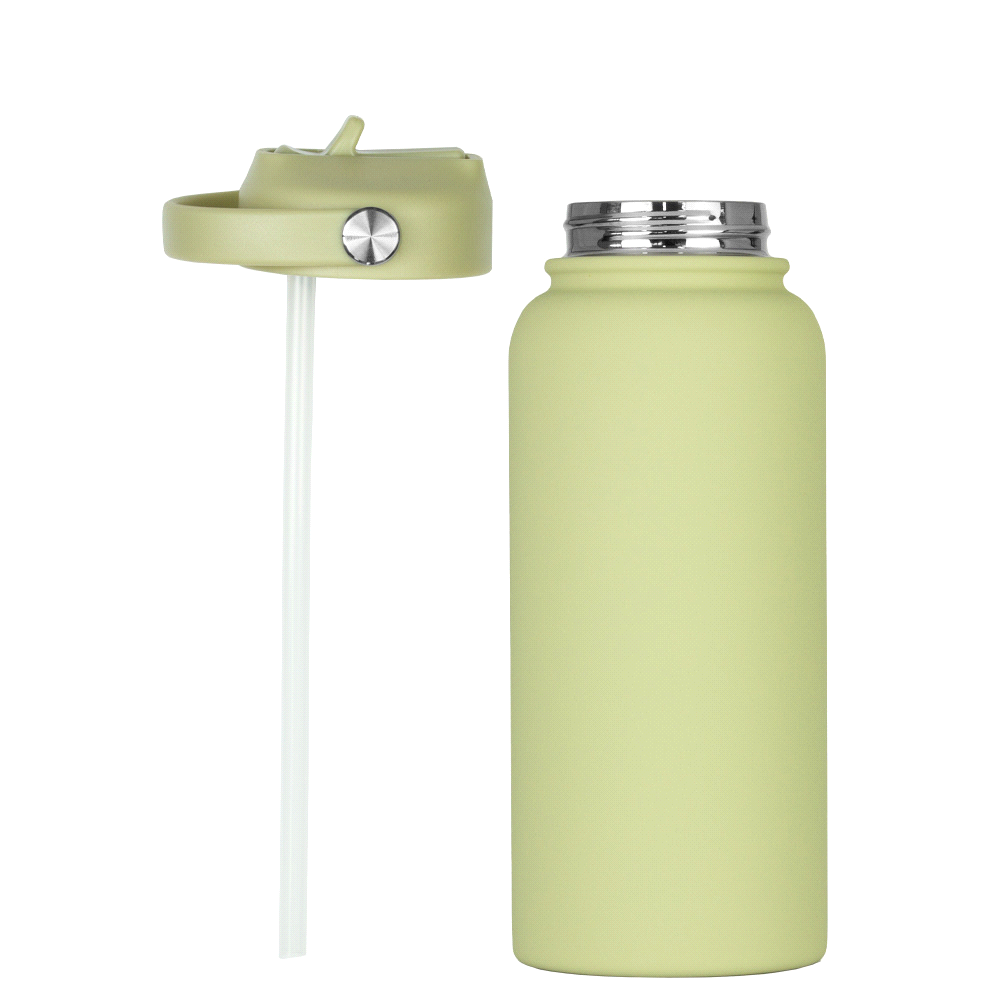 Laredo Rubber Coated Bottle - 1L – Drink Bottles – The Range – available in Black, Navy, Olive, Orange and White – thumbnail 38 of 38