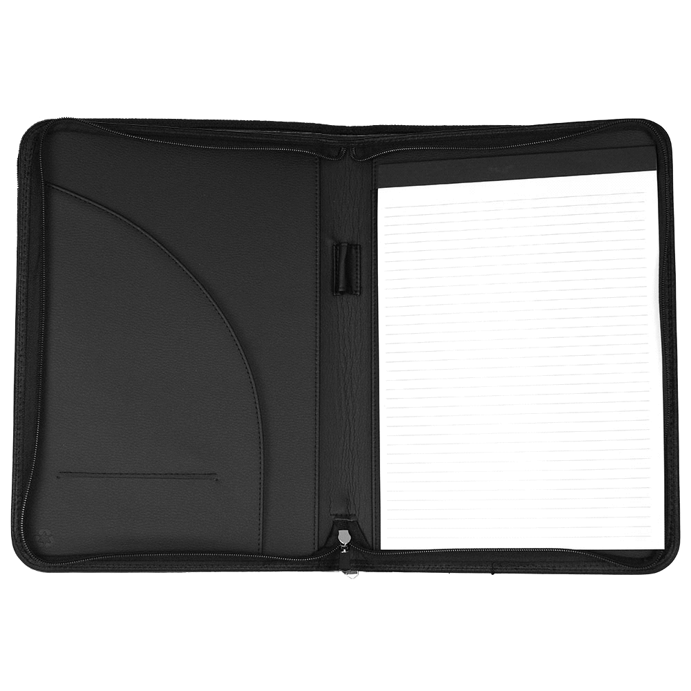 Recycled A4 Zip Portfolio – Compendiums – The Range – available in Black – thumbnail 2 of 5