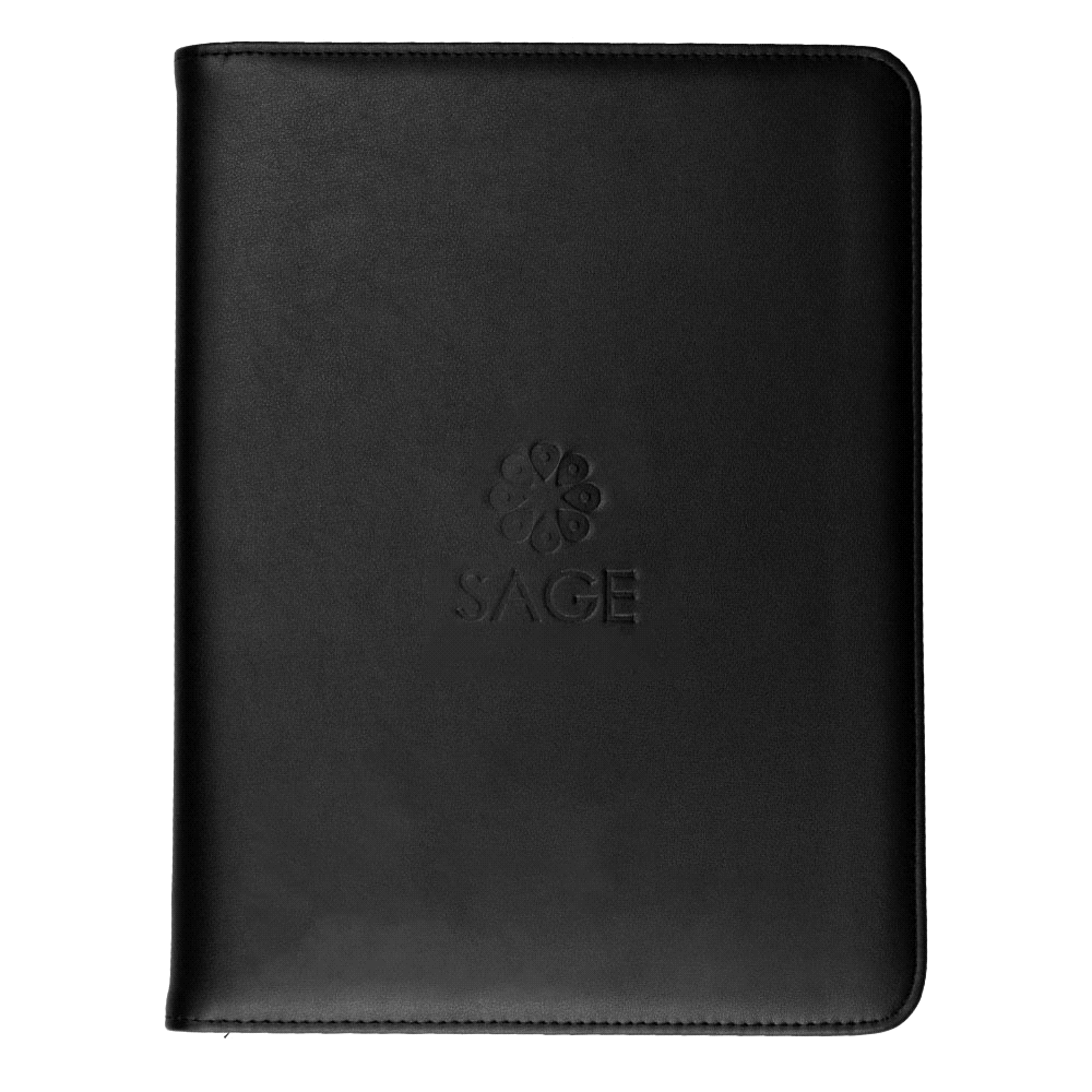 Recycled A4 Zip Portfolio – Compendiums – The Range – available in Black – thumbnail 3 of 5