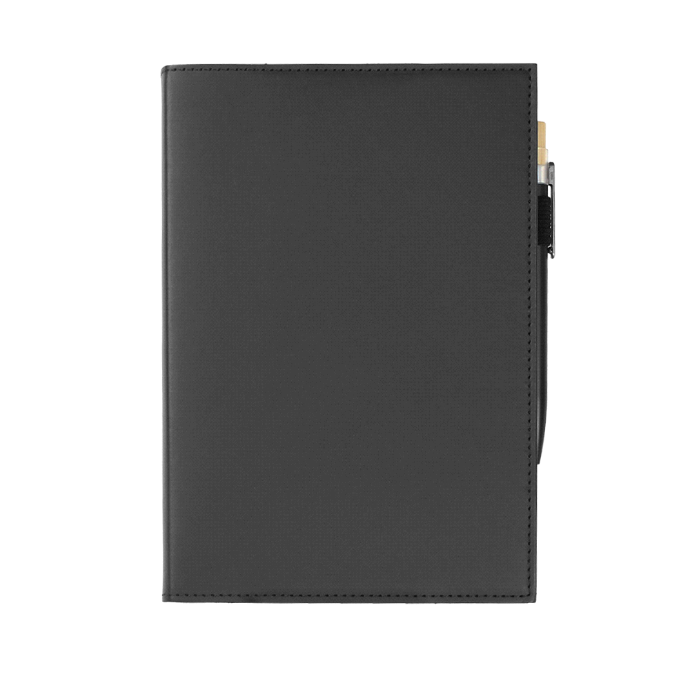Mela Apple Leather Refillable Journal – Notebooks – The Range – available in Black and Navy – thumbnail 4 of 23