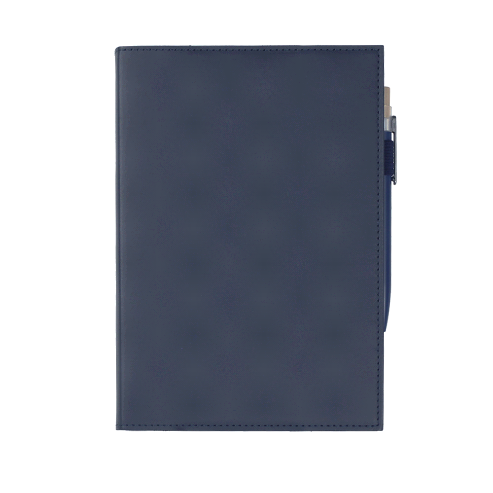 Mela Apple Leather Refillable Journal – Notebooks – The Range – available in Black and Navy – thumbnail 5 of 23