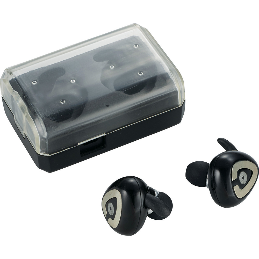 True Wireless Bluetooth Earbuds – Sports Balls – The Range – available in Black – thumbnail 3 of 7