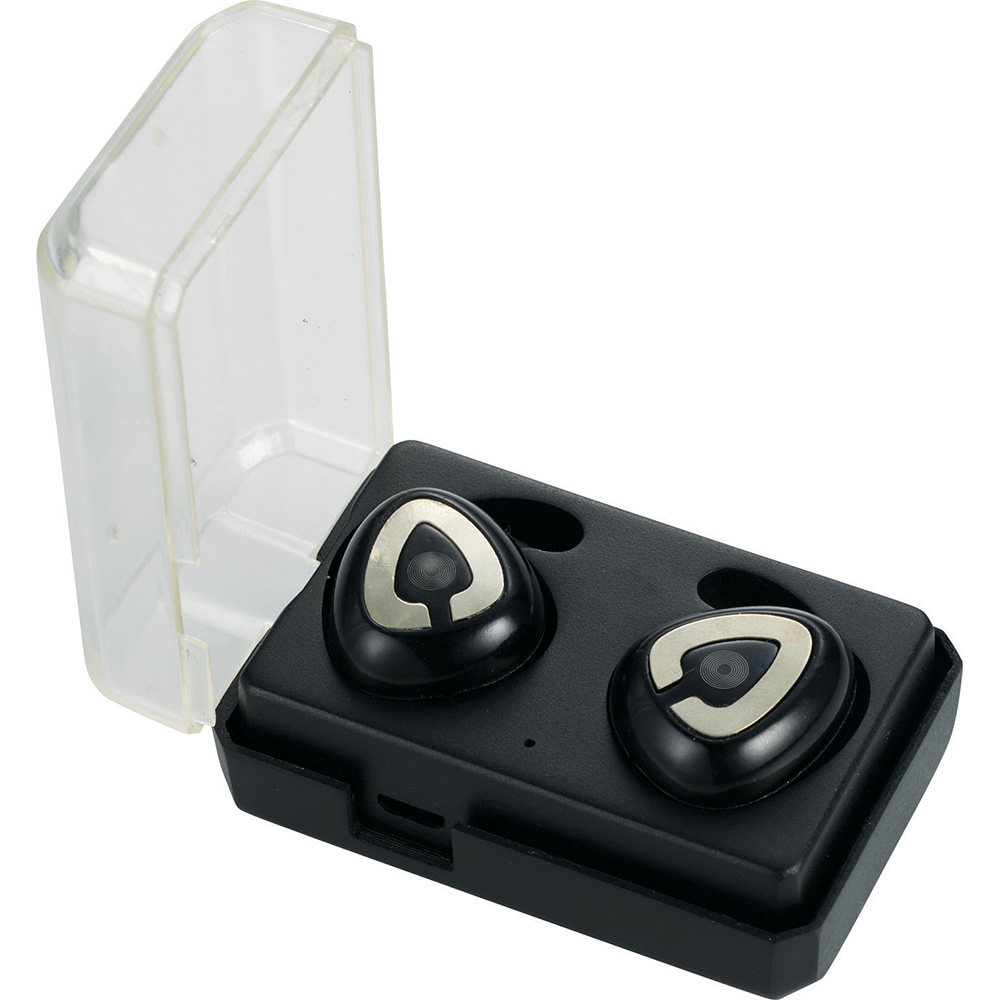 True Wireless Bluetooth Earbuds – Sports Balls – The Range – available in Black – thumbnail 1 of 7