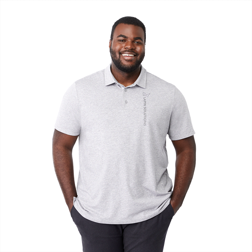 Somoto Eco Short Sleeve Polo - Mens – Polo Shirts – Apparel Range – available in Black, Heather Grey, New Royal – thumbnail 11 of 27