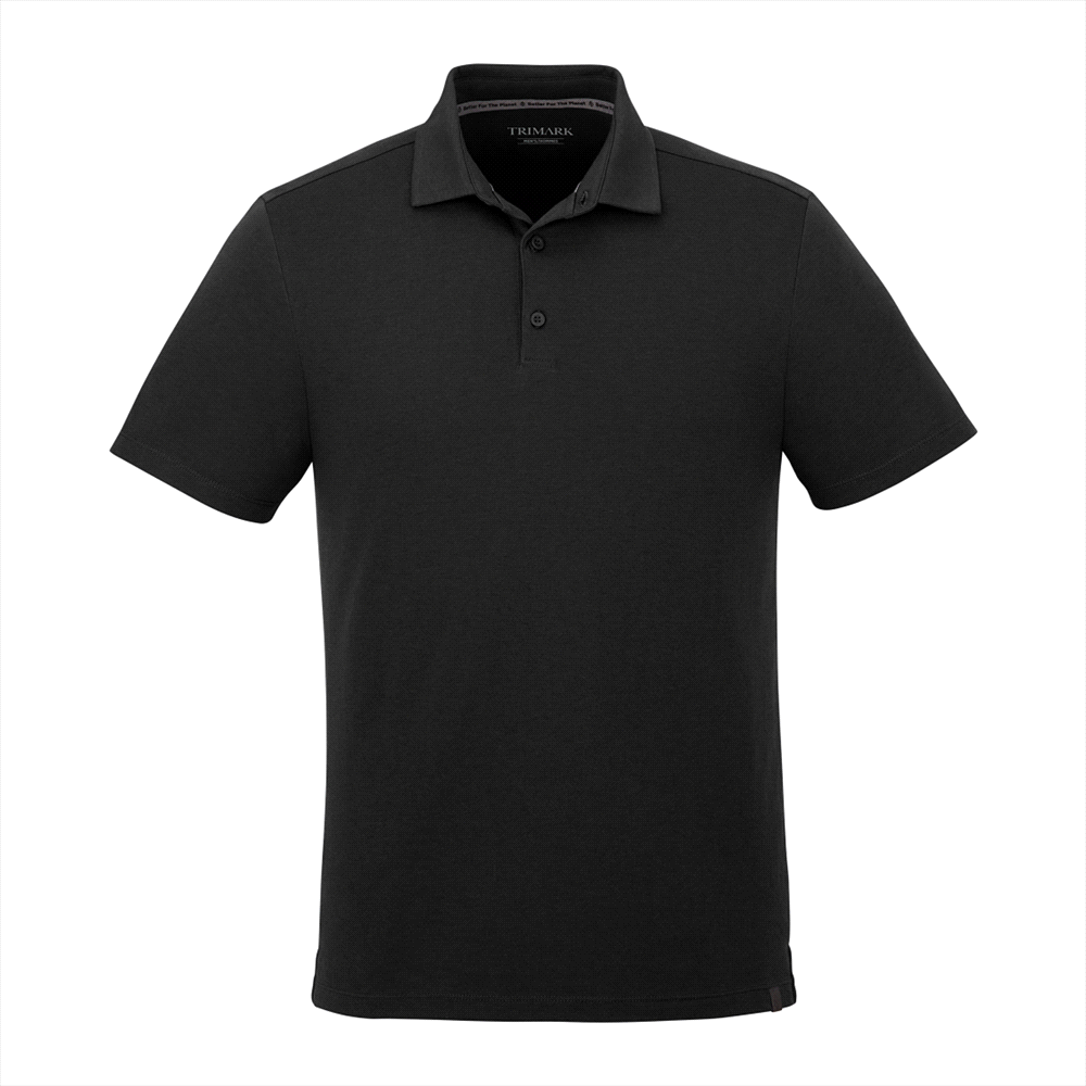 Somoto Eco Short Sleeve Polo - Mens – Polo Shirts – Apparel Range – available in Black, Heather Grey, New Royal, Vintage Red – thumbnail 6 of 27