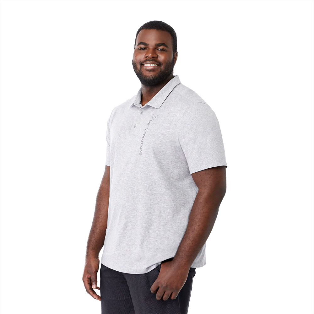 Somoto Eco Short Sleeve Polo - Mens – Polo Shirts – Apparel Range – available in Black, Heather Grey, New Royal – thumbnail 12 of 27