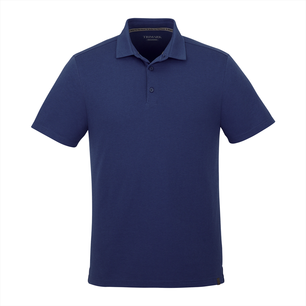 Somoto Eco Short Sleeve Polo - Mens – Polo Shirts – Apparel Range – available in Black, Heather Grey, New Royal, Vintage Red – thumbnail 4 of 27