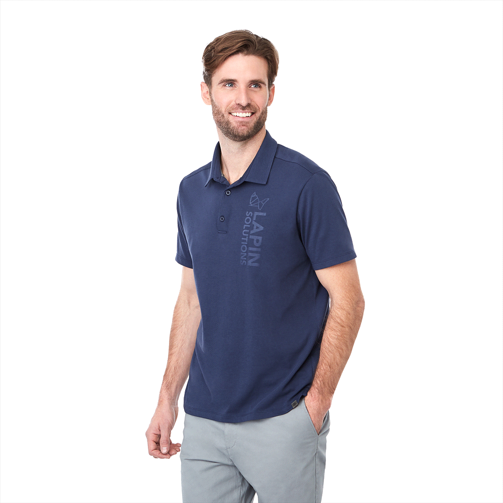 Somoto Eco Short Sleeve Polo - Mens – Polo Shirts – Apparel Range – available in Black, Heather Grey, New Royal, Vintage Red – thumbnail 8 of 27