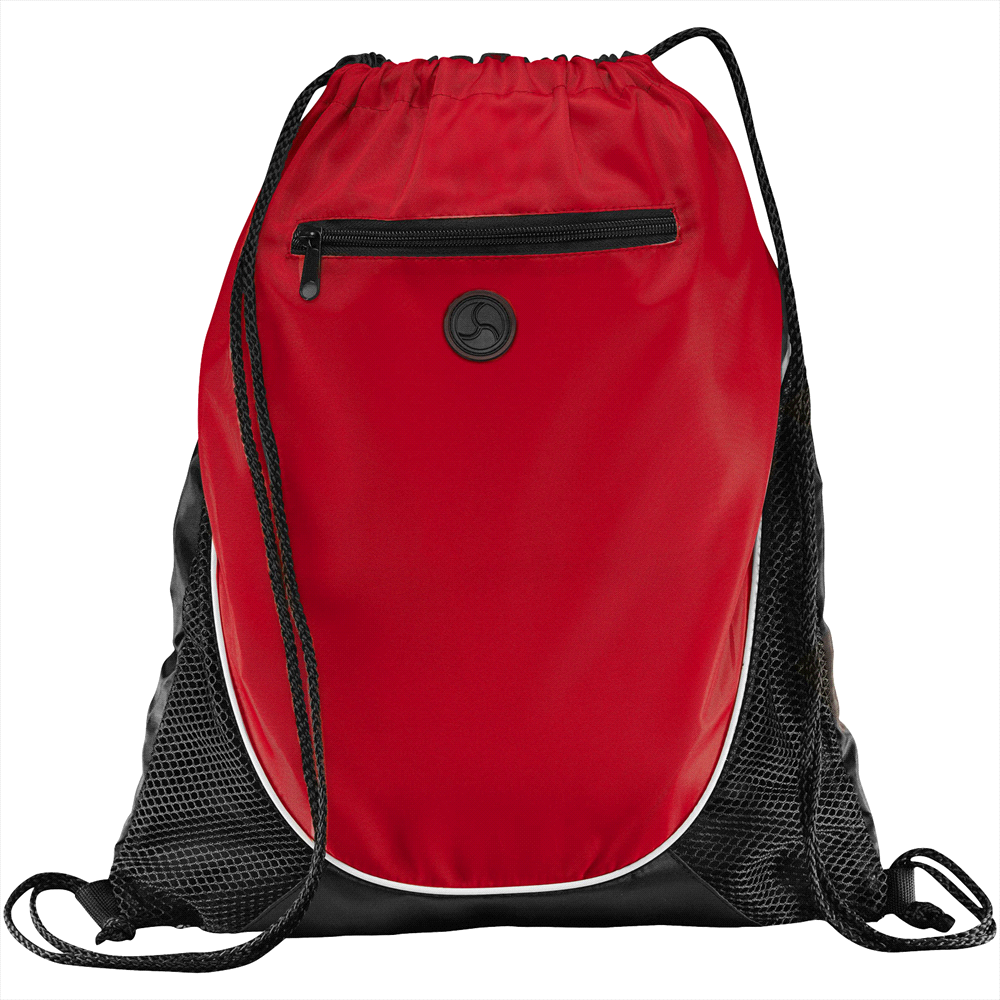 Peek Drawstring Backpack – Backpacks – The Range – available in Red, Royal Blue – thumbnail 2 of 7