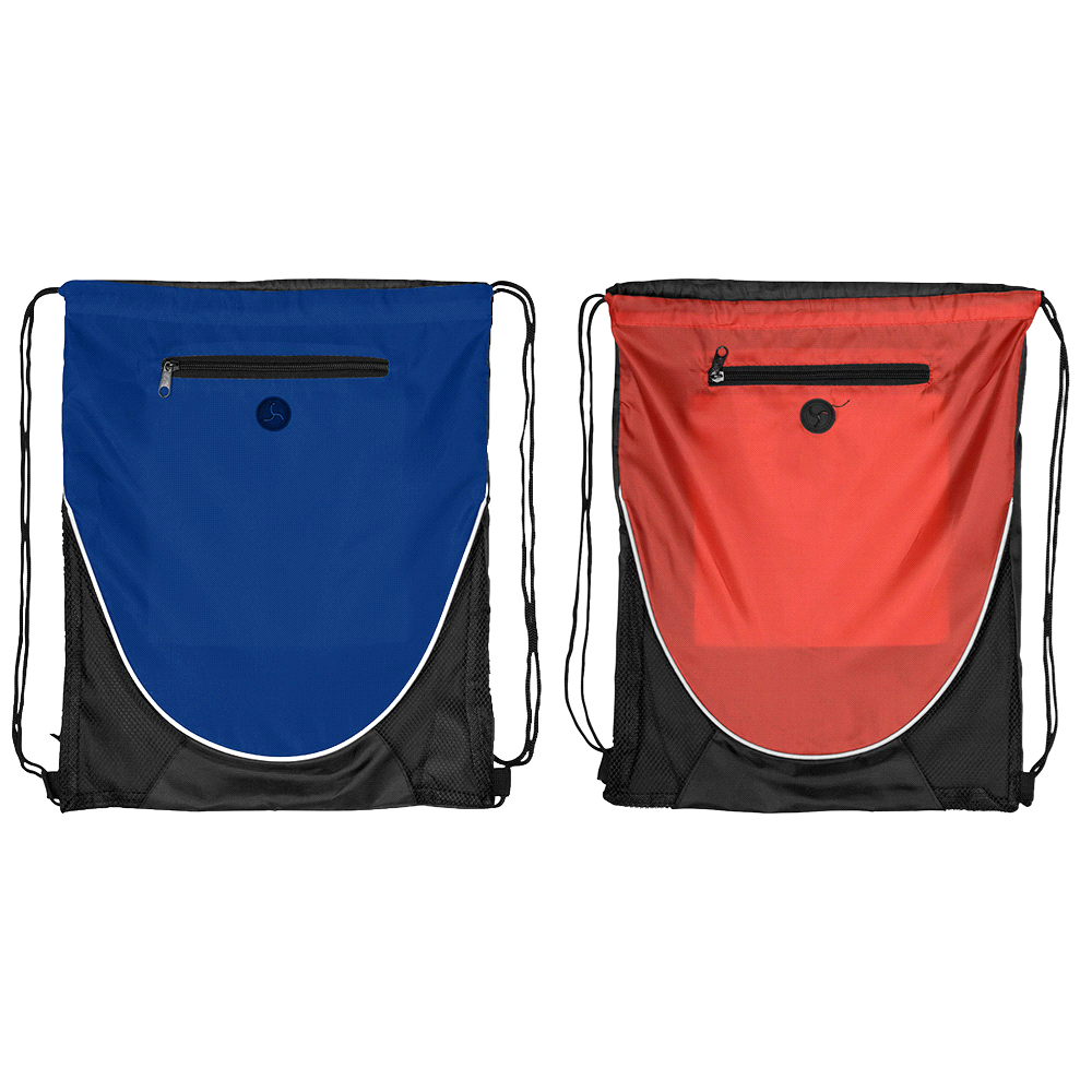 Peek Drawstring Backpack – Backpacks – The Range – available in Red, Royal Blue – thumbnail 1 of 7