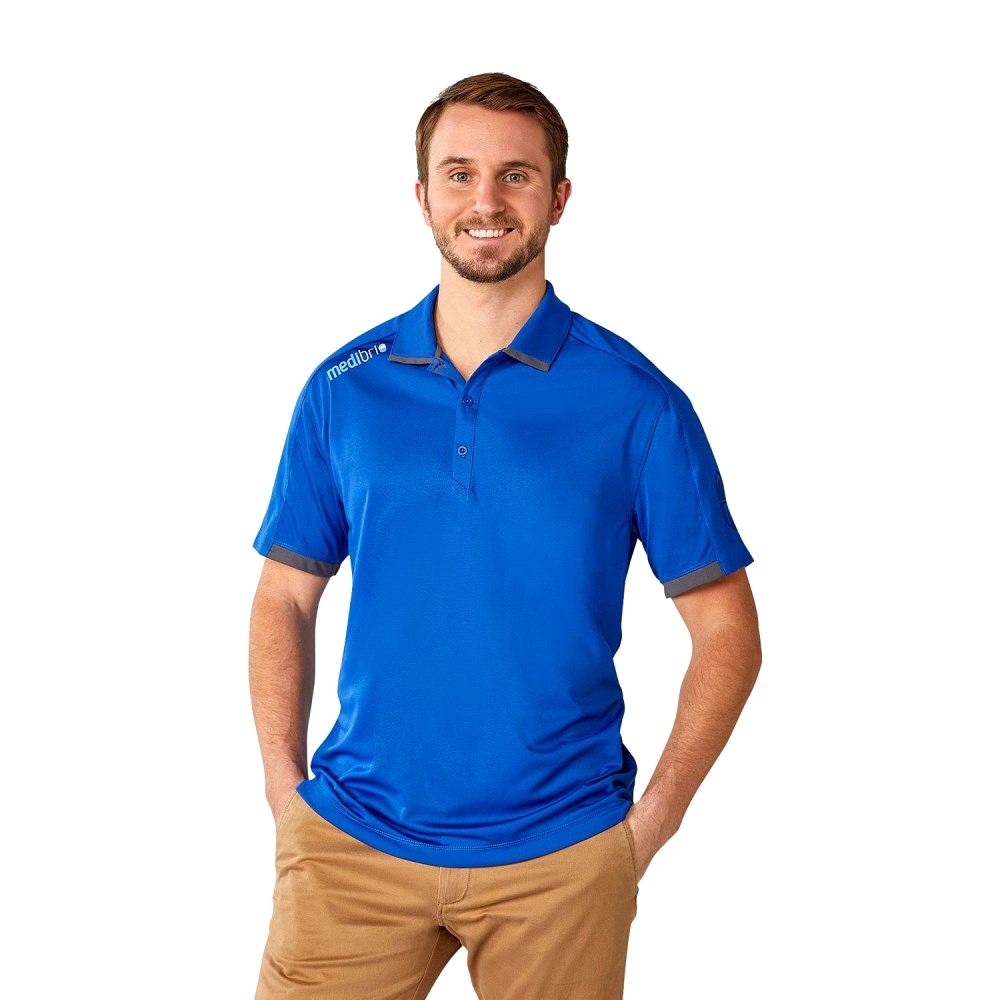 Men's Cerrado Short Sleeve Performance Polo – Polo Shirts – Apparel Range – available in Black, Blue, Green, Grey and 1 more – thumbnail 1 of 30