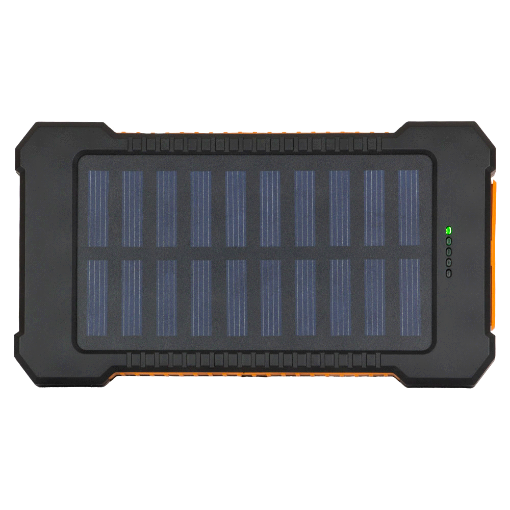 Radiant 5000 mAh Solar Power Bank – Car Chargers – The Range – available in Black – thumbnail 1 of 8