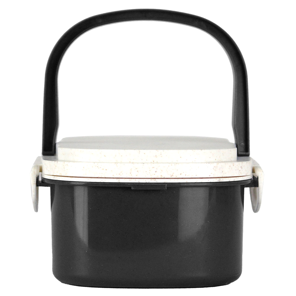 Plastic & Wheat Straw Lunch Box – Cooler Bags – The Range – available in Black and Navy – thumbnail 8 of 22
