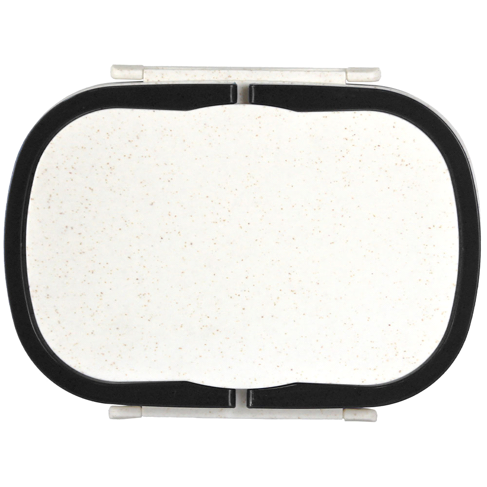Plastic & Wheat Straw Lunch Box – Cooler Bags – The Range – available in Black, Navy – thumbnail 18 of 22