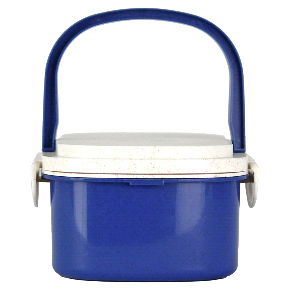 Plastic & Wheat Straw Lunch Box – Cooler Bags – The Range – available in Black and Navy – thumbnail 9 of 22
