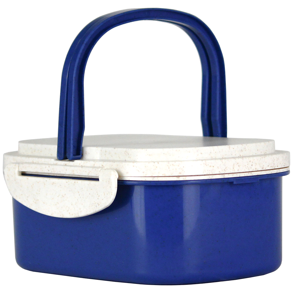 Plastic & Wheat Straw Lunch Box – Cooler Bags – The Range – available in Black and Navy – thumbnail 4 of 22