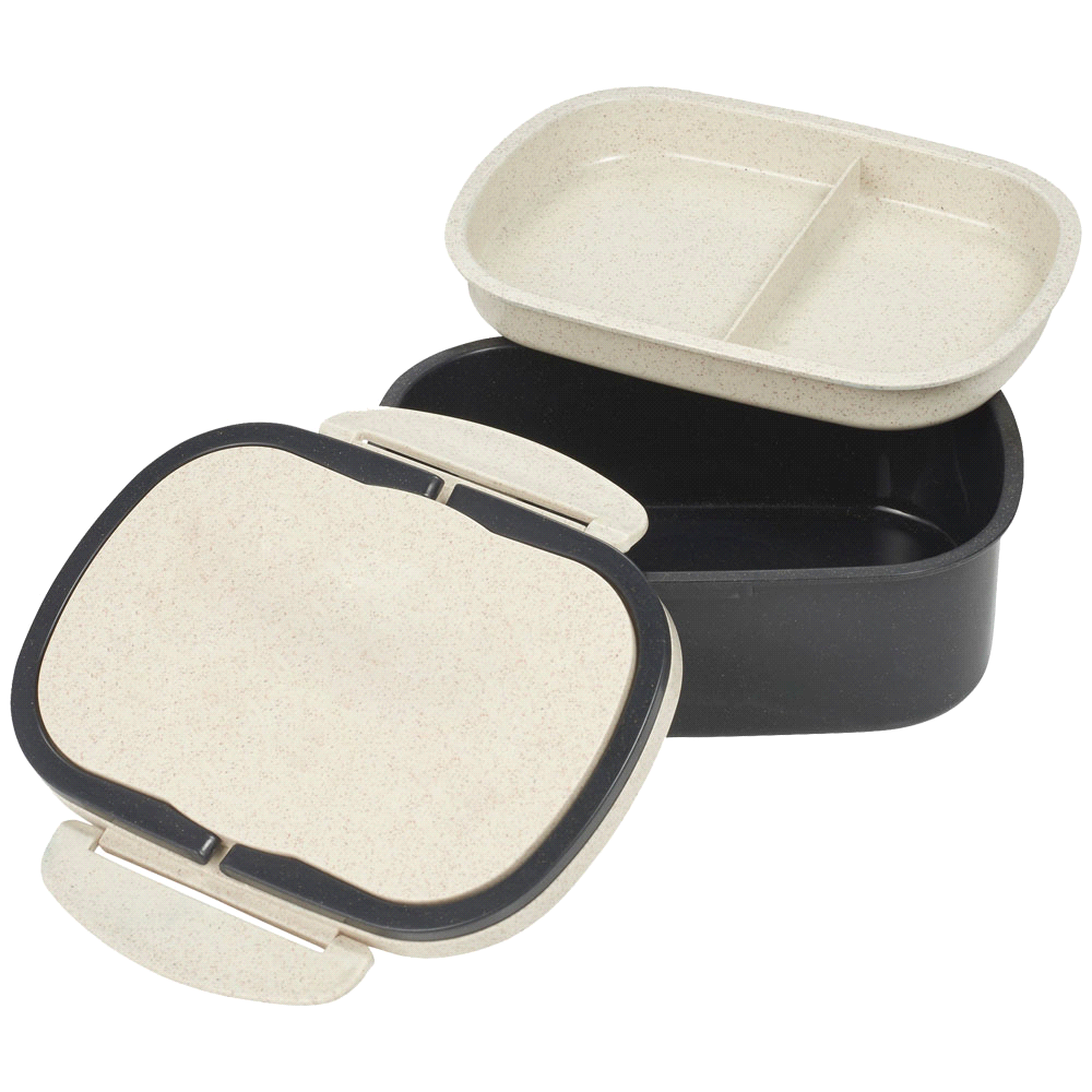 Plastic & Wheat Straw Lunch Box – Cooler Bags – The Range – available in Black – thumbnail 20 of 22