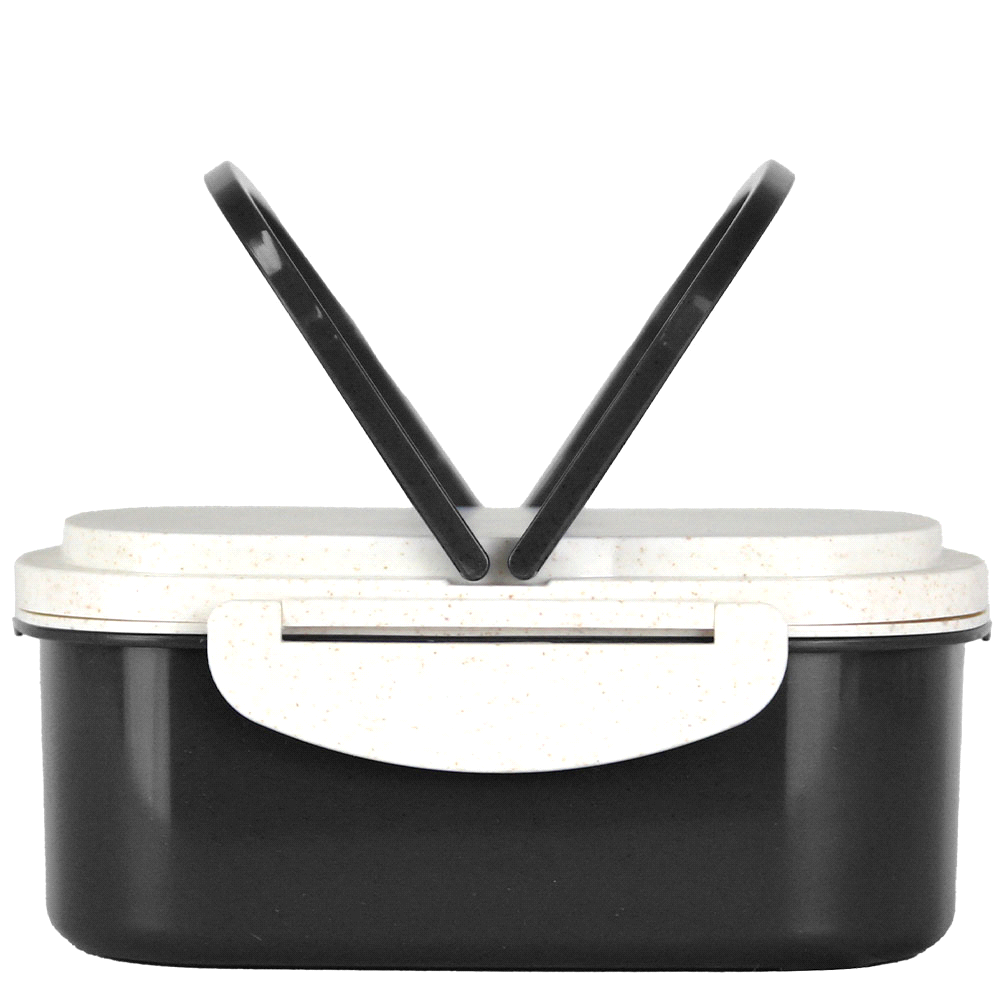 Plastic & Wheat Straw Lunch Box – Cooler Bags – The Range – available in Black – thumbnail 12 of 22