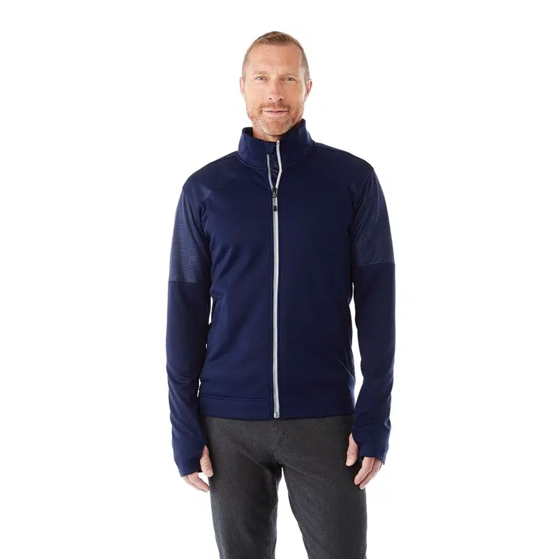 Men's Senger Knit Full Zip Performance Jacket w/ Thumb Holes