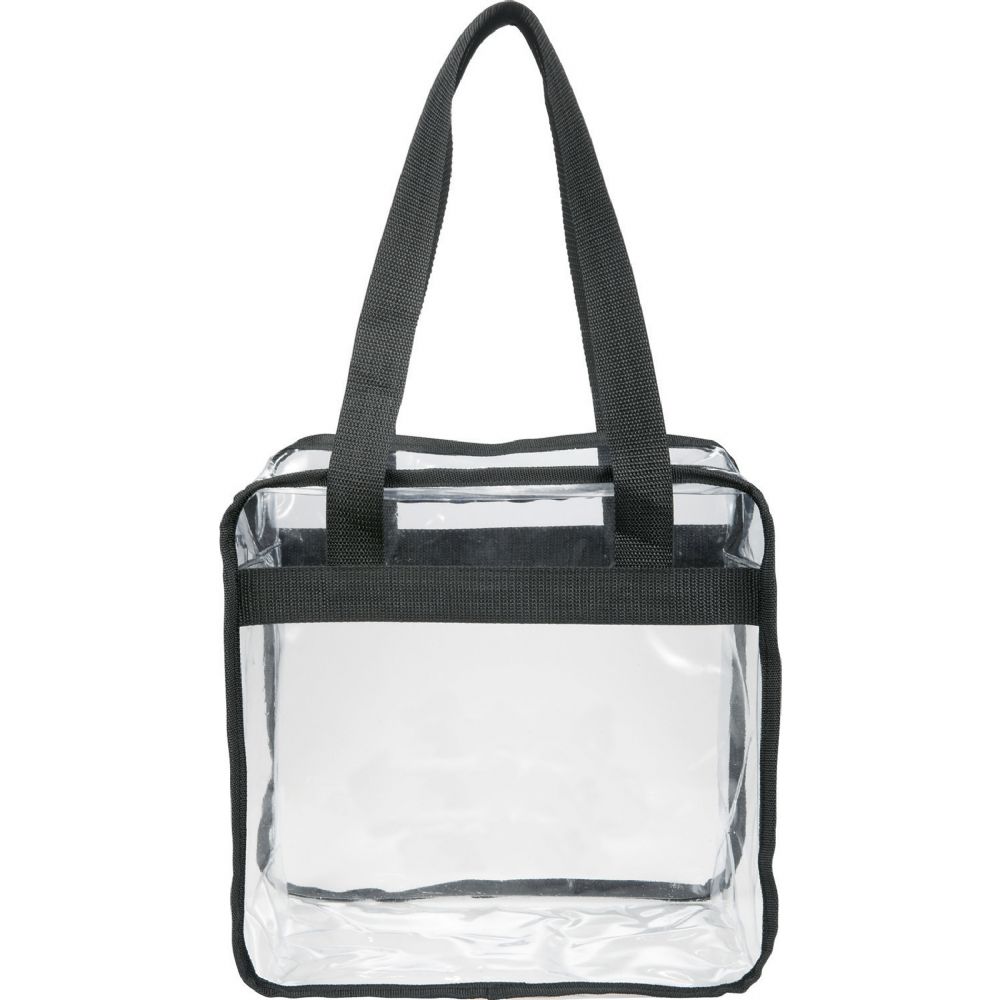Game Day Clear Zippered Safety Tote 15L – Shoppers – Global Stock – available in Black – thumbnail 2 of 9