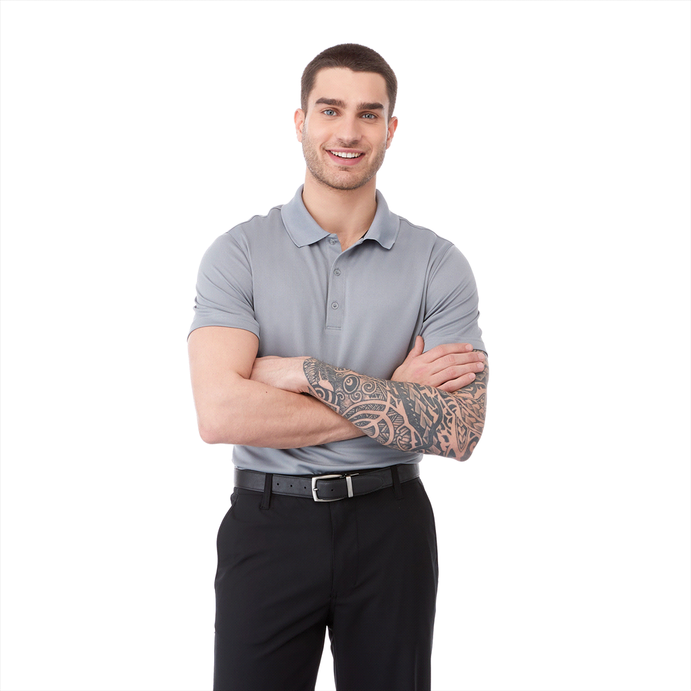 Otis Short Sleeve Polo - Mens – Polo Shirts – Apparel Range – available in Black, Grey Storm, Pink Zircon, Team Red and 2 more – thumbnail 1 of 23