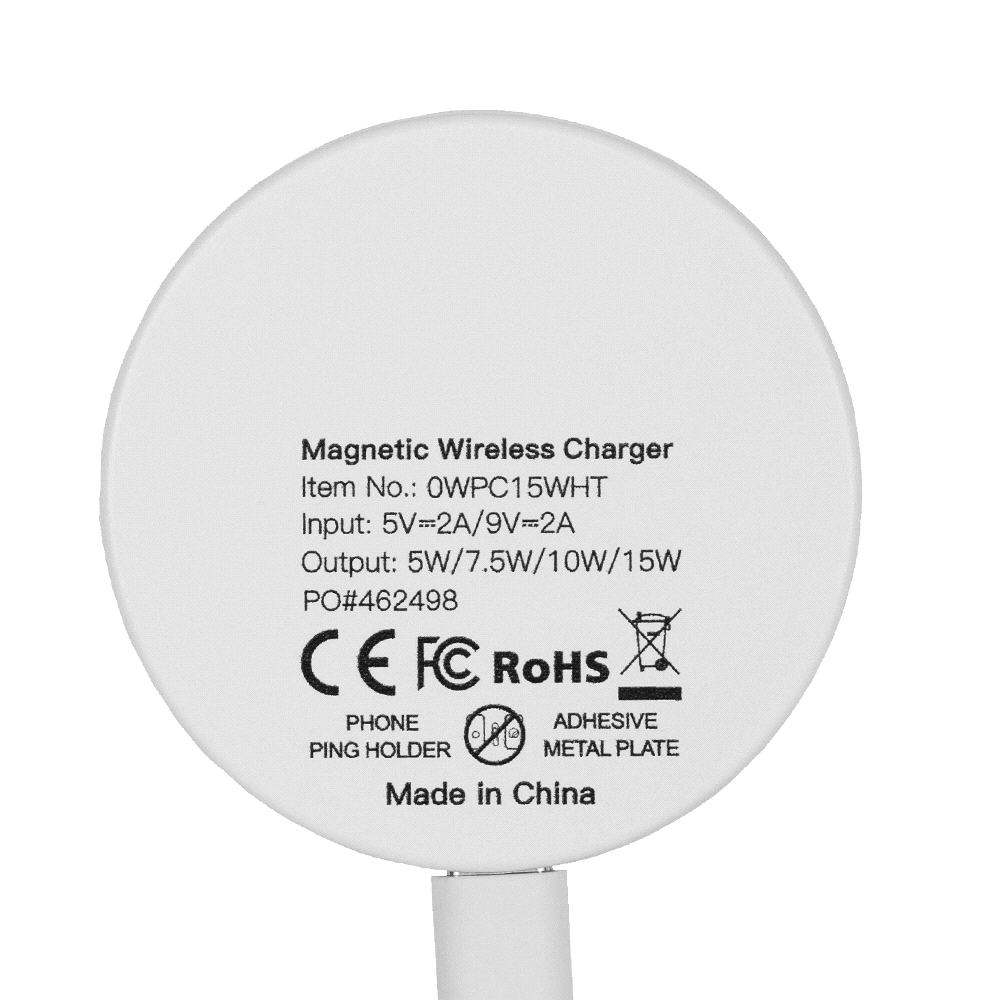Magnetic Wireless Charger – Cable Tidies – The Range – available in White – thumbnail 4 of 5