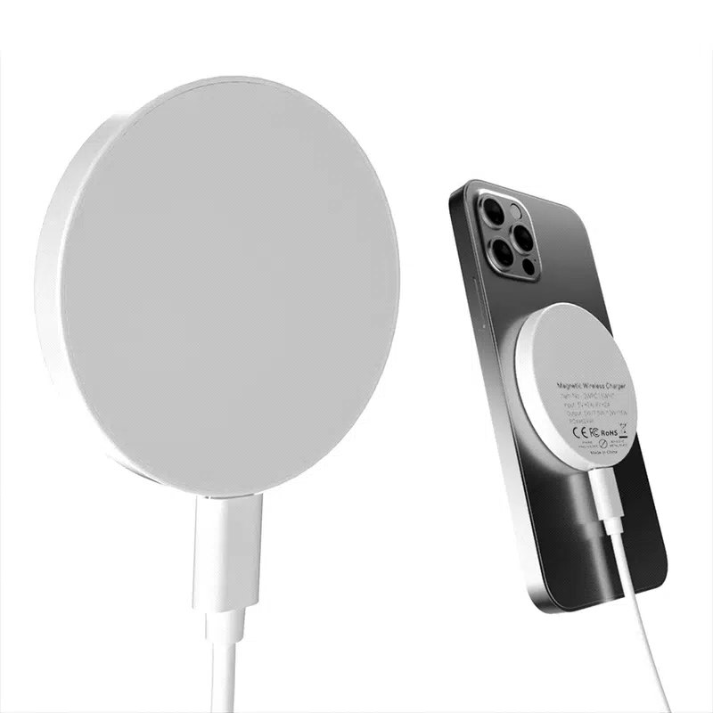 Magnetic Wireless Charger – Cable Tidies – available in white colour