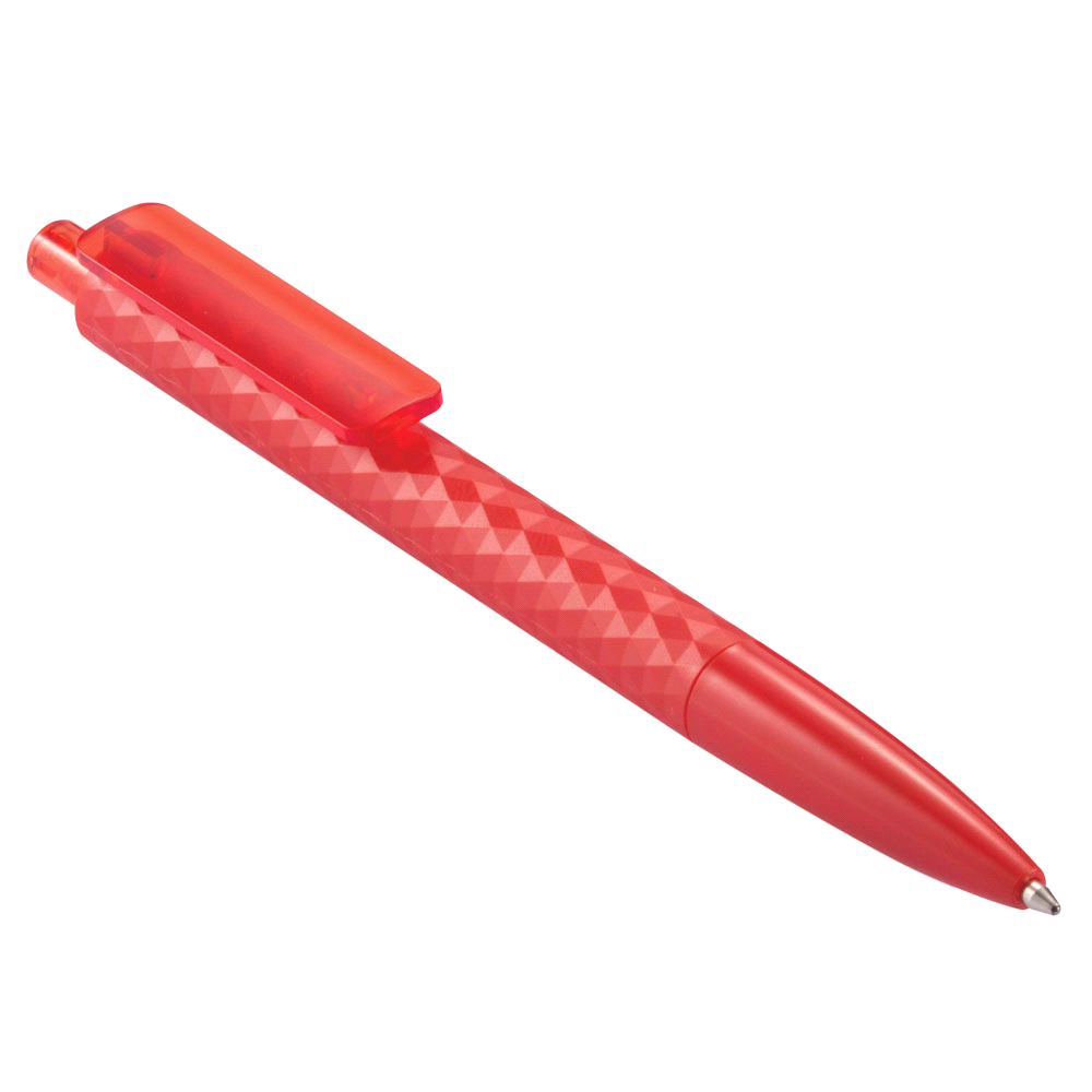 Geometric Ballpoint Pen – Metal Pens – The Range – available in Black, Blue, Orange, Red – thumbnail 4 of 10