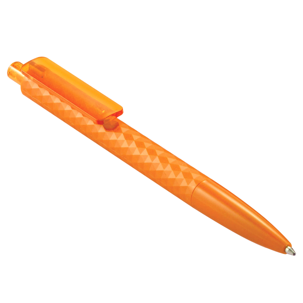 Geometric Ballpoint Pen – Metal Pens – The Range – available in Black, Blue, Orange and Red – thumbnail 2 of 10