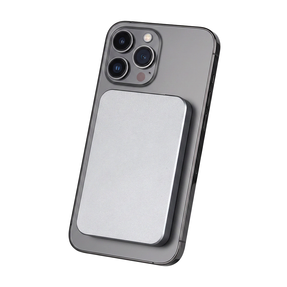 Quantum Pro Power Bank w/ Semi-Solid State Battery 5000mAh – Car Chargers – The Range – available in Silver – thumbnail 5 of 9