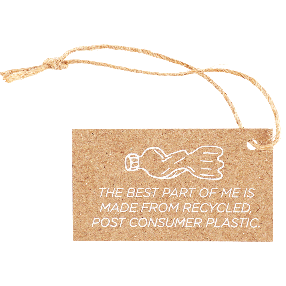 Reclaim Recycled Drawstring Bag – Drawstring Bags – Global Stock – available in Grey – thumbnail 3 of 6