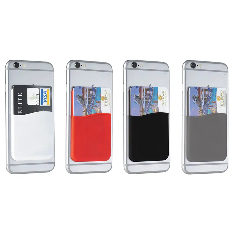 Slim Silicone Card Wallet – Wallets & Purses – available in black, grey, red, white colours